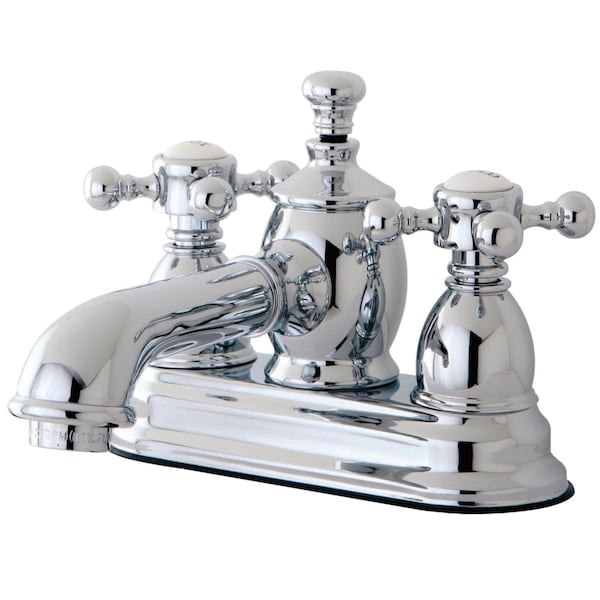 KS7001BX 4" Centerset Bathroom Faucet, Polished Chrome